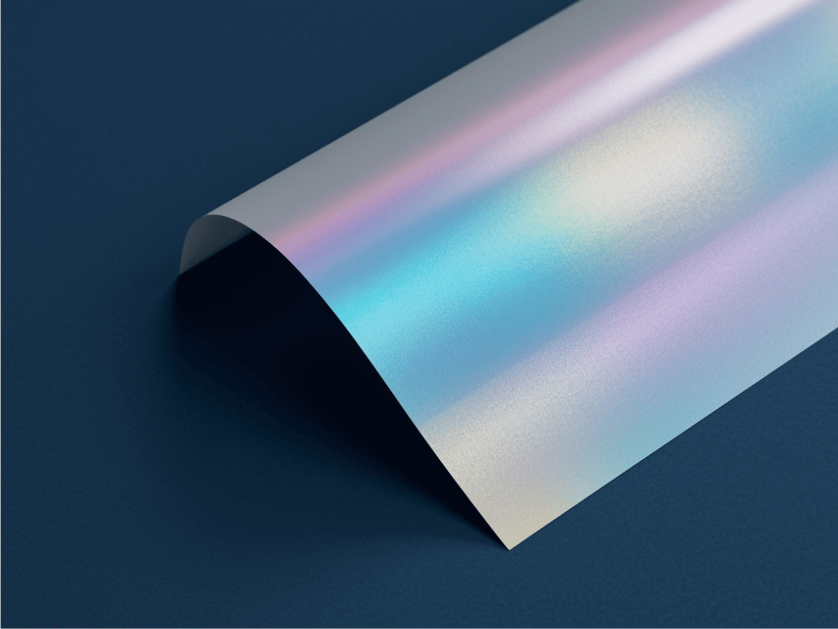 Pelliculage holographique iridescent édition limitée